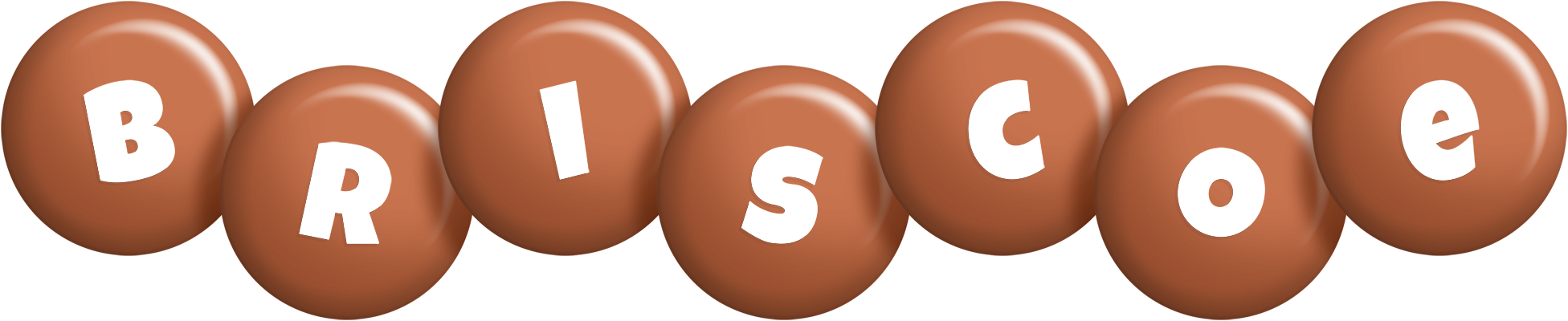 Briscoe candy-brown logo