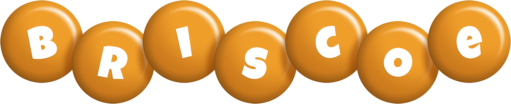 Briscoe candy-orange logo
