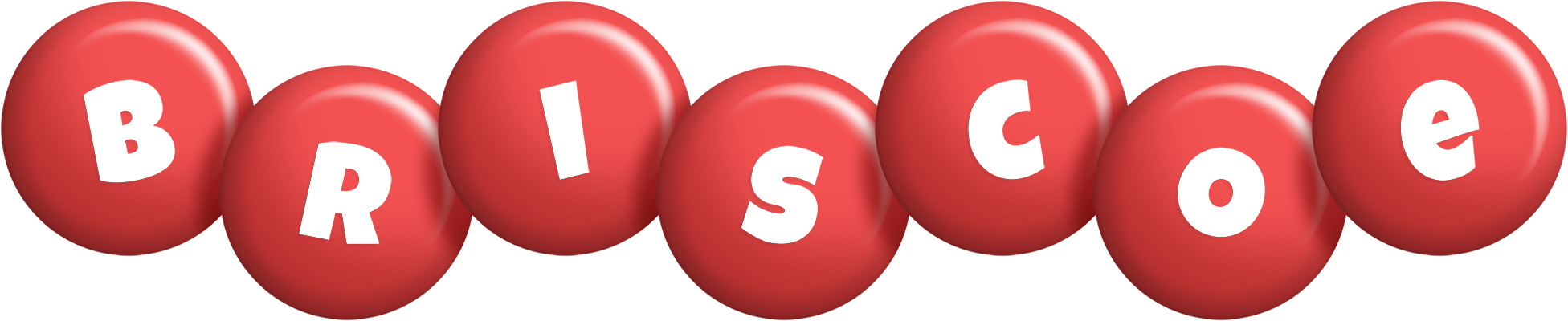 Briscoe candy-red logo