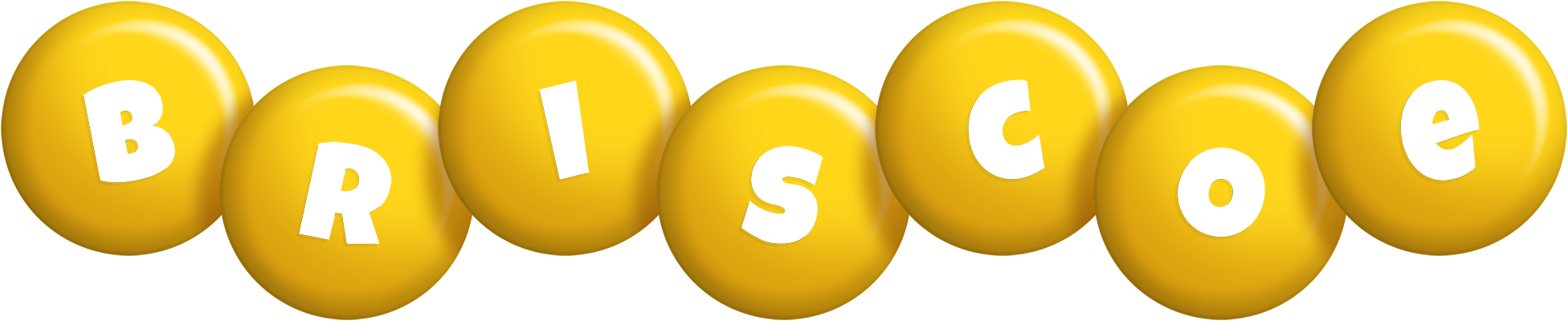Briscoe candy-yellow logo