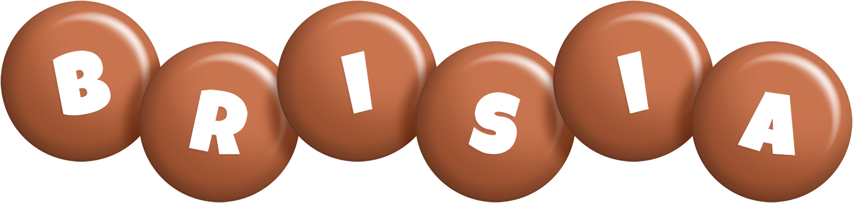 Brisia candy-brown logo