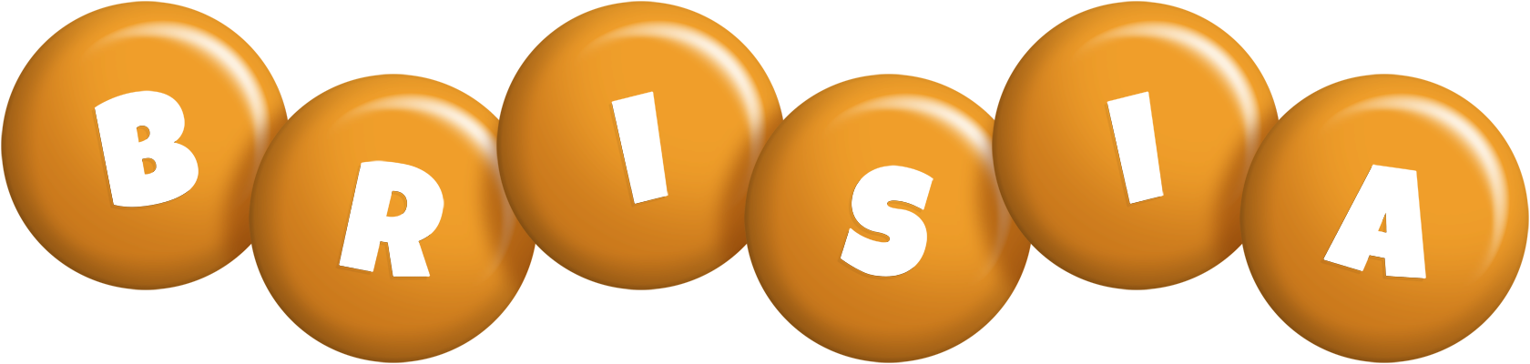 Brisia candy-orange logo