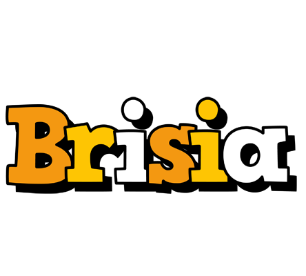 Brisia cartoon logo
