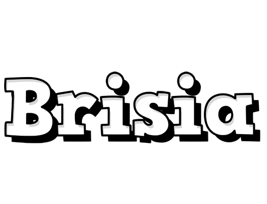 Brisia snowing logo