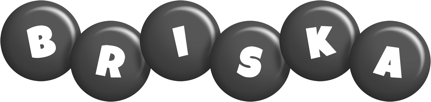 Briska candy-black logo