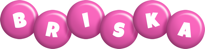 Briska candy-pink logo