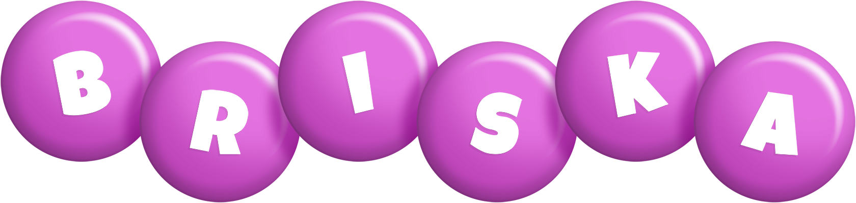 Briska candy-purple logo