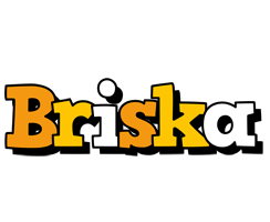 Briska cartoon logo