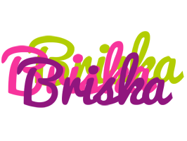 Briska flowers logo