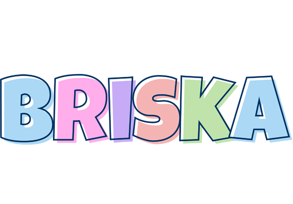 Briska pastel logo
