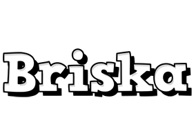 Briska snowing logo