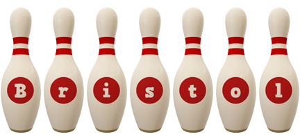 Bristol bowling-pin logo