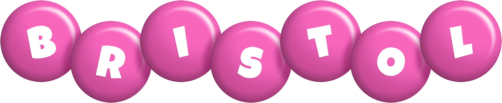 Bristol candy-pink logo
