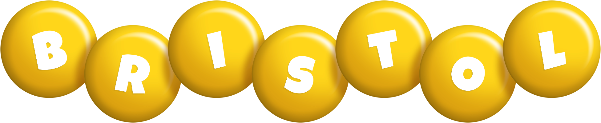 Bristol candy-yellow logo
