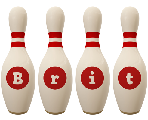 Brit bowling-pin logo
