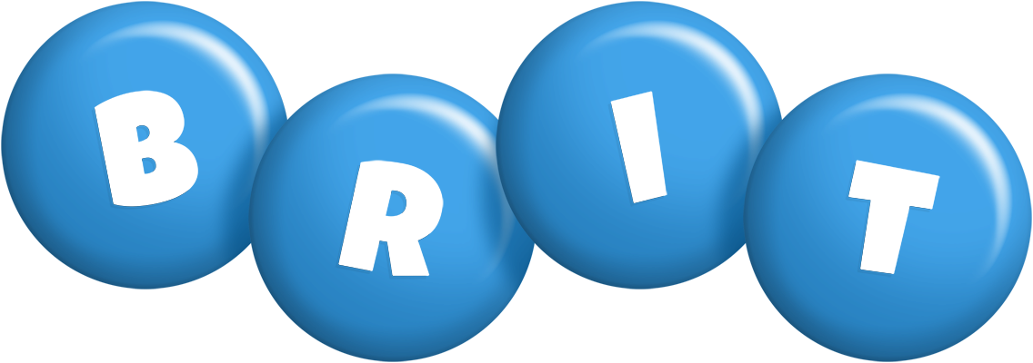 Brit candy-blue logo