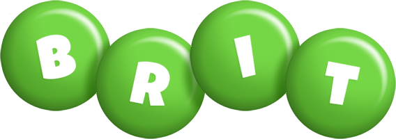 Brit candy-green logo