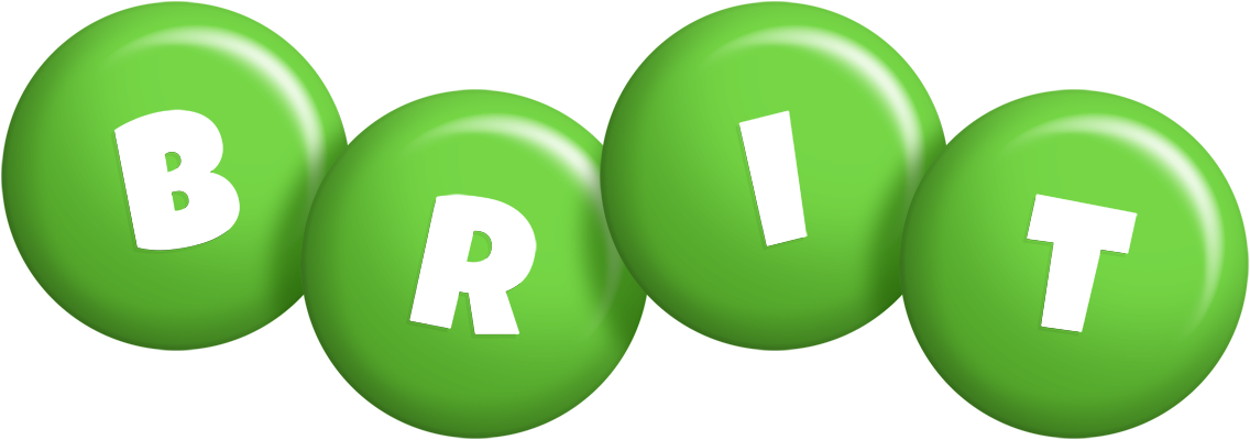 Brit candy-green logo