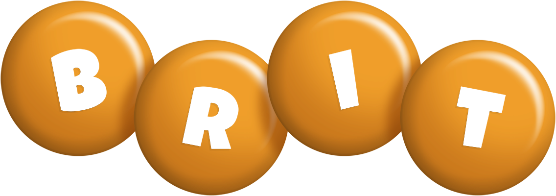 Brit candy-orange logo