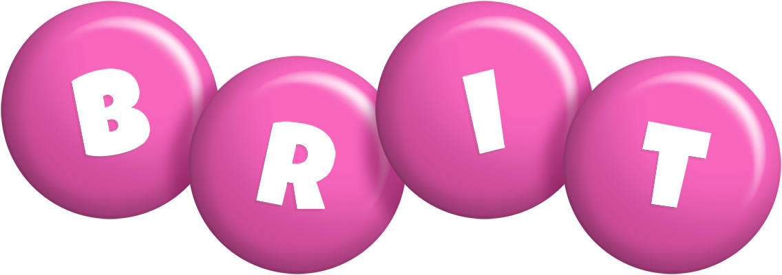 Brit candy-pink logo