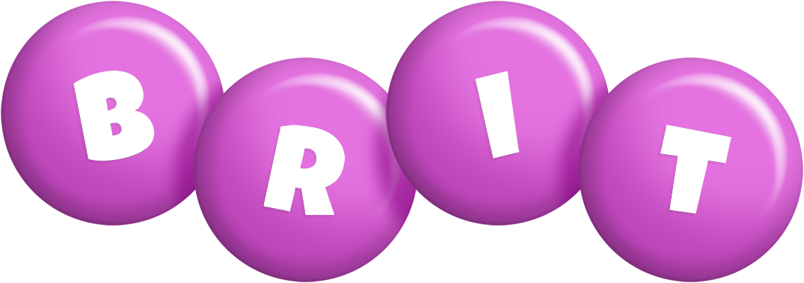 Brit candy-purple logo
