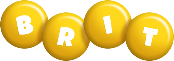 Brit candy-yellow logo