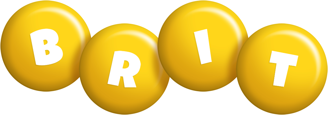 Brit candy-yellow logo