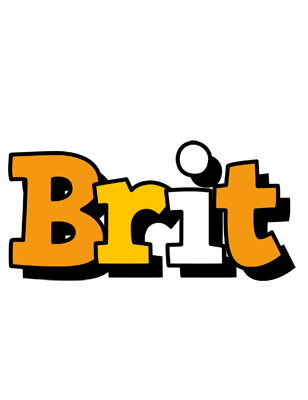 Brit cartoon logo
