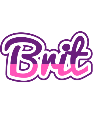 Brit cheerful logo