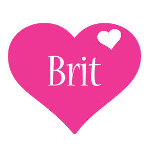 Brit love-heart logo