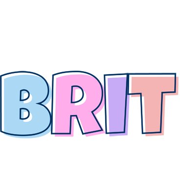 Brit pastel logo