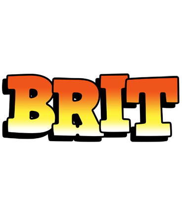 Brit sunset logo