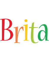 Brita birthday logo
