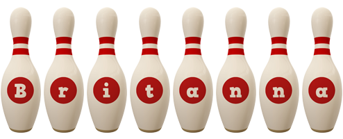 Britanna bowling-pin logo