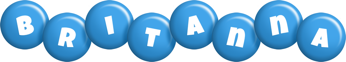 Britanna candy-blue logo