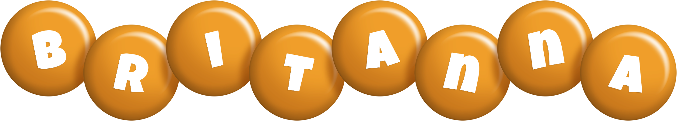 Britanna candy-orange logo