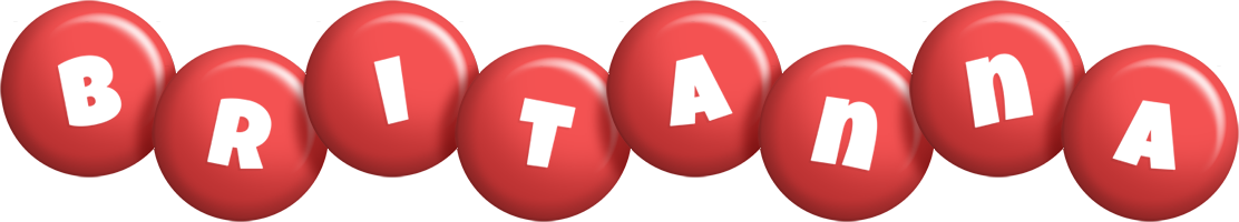 Britanna candy-red logo