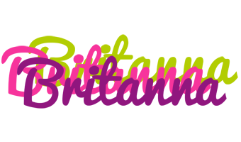 Britanna flowers logo