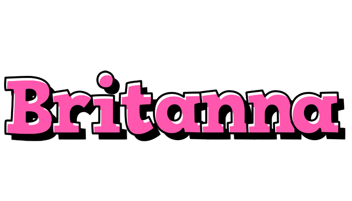Britanna girlish logo