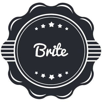 Brite badge logo