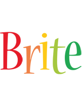 Brite birthday logo