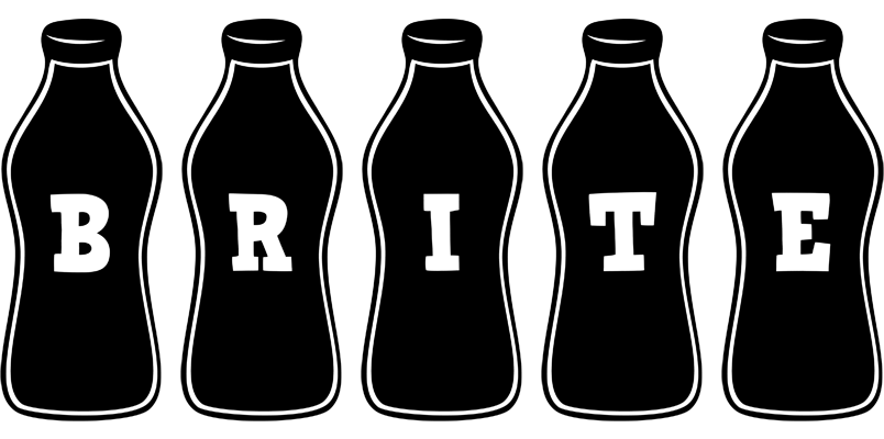 Brite bottle logo