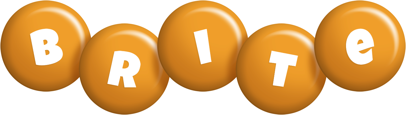 Brite candy-orange logo