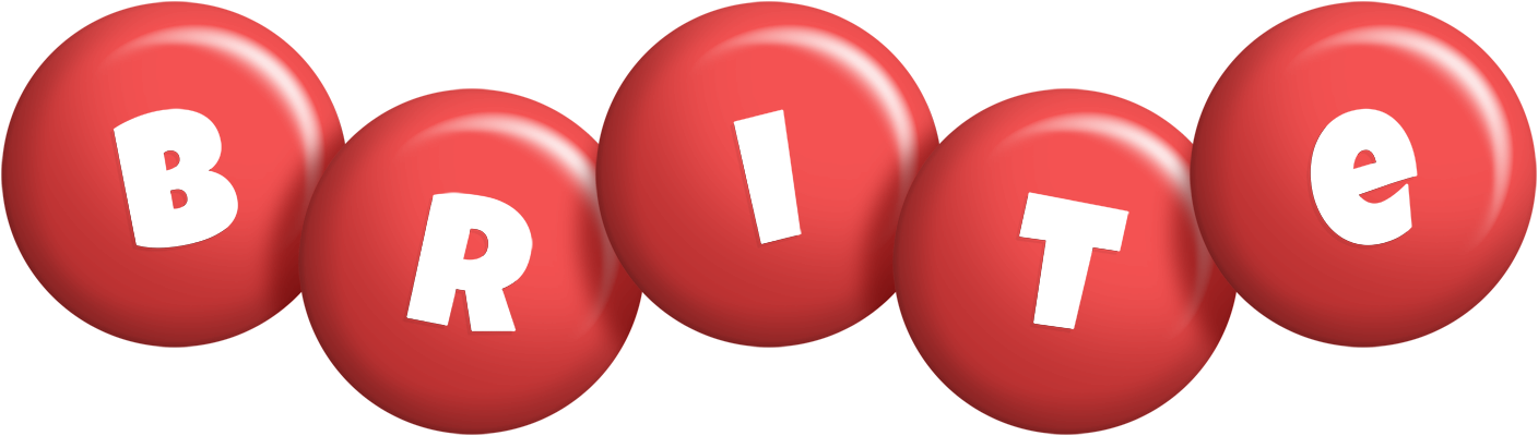 Brite candy-red logo