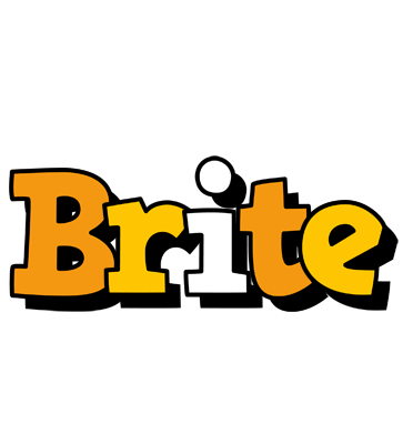 Brite cartoon logo