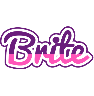 Brite cheerful logo