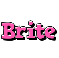 Brite girlish logo