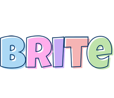 Brite pastel logo