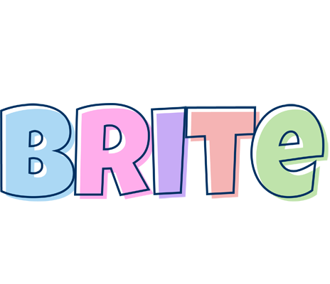 Brite pastel logo