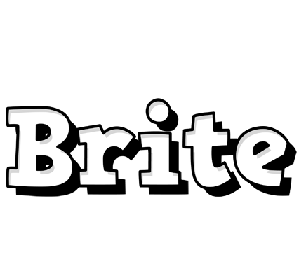 Brite snowing logo